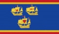 Bild der Flagge "Flagge des Landkreis Nordfriesland (150 x 90 cm)"