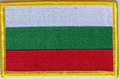 Aufnher Flagge Bulgarien
 (8,5 x 5,5 cm) kaufen bestellen Shop
