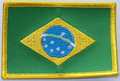 Aufnher Flagge Brasilien
 (8,5 x 5,5 cm) kaufen bestellen Shop