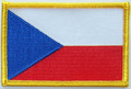 Aufnher Flagge Tschechische Republik
 (8,5 x 5,5 cm) kaufen bestellen Shop