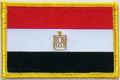 Bild der Flagge "Aufnäher Flagge Ägypten (8,5 x 5,5 cm)"