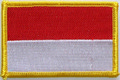 Bild der Flagge "Aufnäher Flagge Monaco (8,5 x 5,5 cm)"