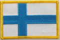 Aufnher Flagge Finnland
 (8,5 x 5,5 cm) kaufen bestellen Shop