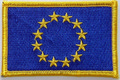Aufnher Flagge Europa / EU
 (8,5 x 5,5 cm) kaufen bestellen Shop