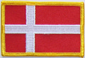 Bild der Flagge "Aufnäher Flagge Dänemark (8,5 x 5,5 cm)"