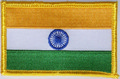 Aufnher Flagge Indien
 (8,5 x 5,5 cm) kaufen bestellen Shop