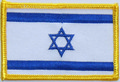 Bild der Flagge "Aufnäher Flagge Israel (8,5 x 5,5 cm)"