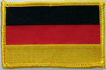 Bild der Flagge "Aufnäher Flagge Deutschland (8,5 x 5,5 cm)"