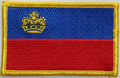 Bild der Flagge "Aufnäher Flagge Fürstentum Liechtenstein (8,5 x 5,5 cm)"