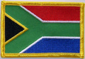 Bild der Flagge "Aufnäher Flagge Südafrika (8,5 x 5,5 cm)"