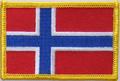 Aufnher Flagge Norwegen
 (8,5 x 5,5 cm) kaufen bestellen Shop