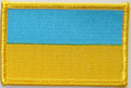 Aufnher Flagge Ukraine
 (8,5 x 5,5 cm) kaufen bestellen Shop