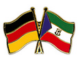 Bild der Flagge "Freundschafts-Pin Deutschland - Äquatorialguinea"