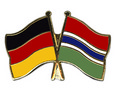 Bild der Flagge "Freundschafts-Pin Deutschland - Gambia"