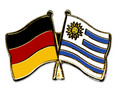 Bild der Flagge "Freundschafts-Pin Deutschland - Uruguay"