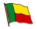 Bild der Flagge "Flaggen-Pin Benin"