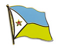 Bild der Flagge "Flaggen-Pin Dschibuti"