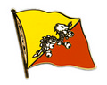 Bild der Flagge "Flaggen-Pin Bhutan"