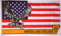 Flagge America - Love It Or Leave It
 (150 x 90 cm) kaufen bestellen Shop