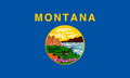 Bild der Flagge "USA - Bundesstaat Montana (150 x 90 cm)"