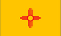 Bild der Flagge "USA - Bundesstaat New Mexico (150 x 90 cm)"