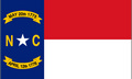 Bild der Flagge "USA - Bundesstaat North-Carolina (150 x 90 cm)"
