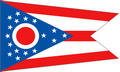 Bild der Flagge "USA - Bundesstaat Ohio (150 x 90 cm)"