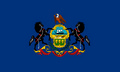 Bild der Flagge "USA - Bundesstaat Pennsylvania (150 x 90 cm)"
