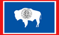 Bild der Flagge "USA - Bundesstaat Wyoming (150 x 90 cm)"