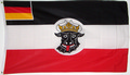 Bild der Flagge "Dienstflagge für Mecklenburg-Schwerinsche Staatsfahrzeuge und -gebäude für Seeschiffahrt (1921-1935)"