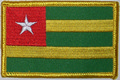 Aufnher Flagge Togo
 (8,5 x 5,5 cm) kaufen bestellen Shop