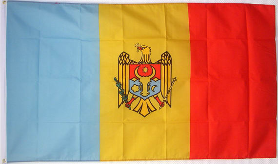 Bild von Flagge Moldau / Moldawien-Fahne Moldau / Moldawien-Nationalflagge, Flaggen und Fahnen kaufen, im Shop bestellen