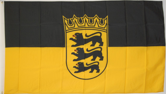 Bild von Landesfahne Baden-W�rttemberg-Fahne Landesfahne Baden-W�rttemberg-Nationalflagge, Flaggen und Fahnen kaufen, im Shop bestellen