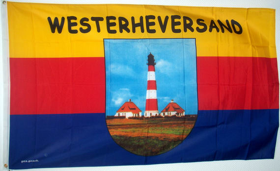 Bild von Fahne Leuchtturm Westerheversand-Fahne Fahne Leuchtturm Westerheversand-Nationalflagge, Flaggen und Fahnen kaufen, im Shop bestellen