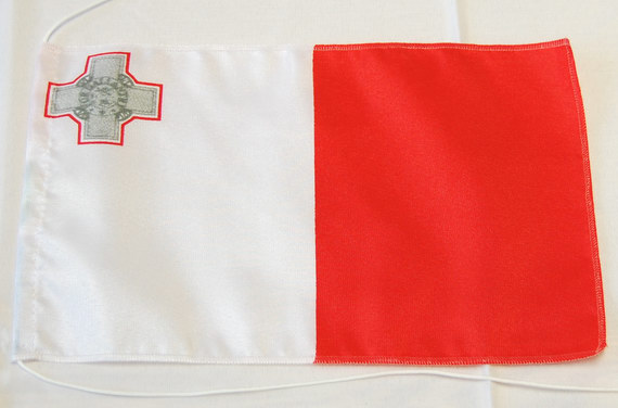 Bild von Tisch-Flagge Malta-Fahne Tisch-Flagge Malta-Nationalflagge, Flaggen und Fahnen kaufen, im Shop bestellen
