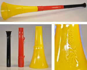 Bild von Vuvuzela 3-teilig Deutschland-Fahne Vuvuzela 3-teilig Deutschland-Nationalflagge, Flaggen und Fahnen kaufen, im Shop bestellen