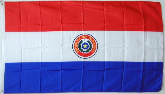 Bild von Flagge Paraguay-Fahne Paraguay-Nationalflagge, Flaggen und Fahnen kaufen, im Shop bestellen