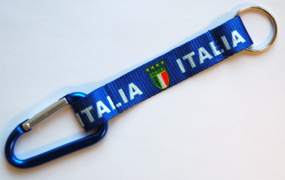 Bild von Karabiner-Schl�sselanh�nger  mit Flagge Italien-Fahne Karabiner-Schl�sselanh�nger  mit Flagge Italien-Nationalflagge, Flaggen und Fahnen kaufen, im Shop bestellen