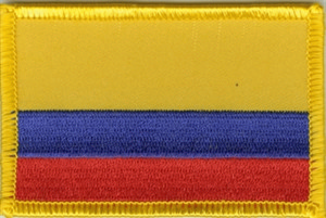 Bild von Aufn�her Flagge Kolumbien-Fahne Aufn�her Flagge Kolumbien-Nationalflagge, Flaggen und Fahnen kaufen, im Shop bestellen