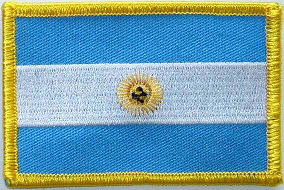 Bild von Aufn�her Flagge Argentinien-Fahne Aufn�her Flagge Argentinien-Nationalflagge, Flaggen und Fahnen kaufen, im Shop bestellen