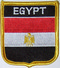 Aufnher Flagge gypten
 in Wappenform (6,2 x 7,3 cm) Flagge Flaggen Fahne Fahnen kaufen bestellen Shop