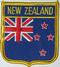 Aufnher Flagge Neuseeland
 in Wappenform (6,2 x 7,3 cm) Flagge Flaggen Fahne Fahnen kaufen bestellen Shop