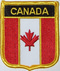 Aufnher Flagge Kanada
 in Wappenform (6,2 x 7,3 cm) Flagge Flaggen Fahne Fahnen kaufen bestellen Shop