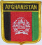 Aufnher Flagge Afghanistan
 in Wappenform (6,2 x 7,3 cm) Flagge Flaggen Fahne Fahnen kaufen bestellen Shop
