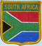 Aufnher Flagge Sdafrika
 in Wappenform (6,2 x 7,3 cm) Flagge Flaggen Fahne Fahnen kaufen bestellen Shop