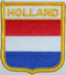 Aufnher Flagge Niederlande / Holland
 in Wappenform (6,2 x 7,3 cm) Flagge Flaggen Fahne Fahnen kaufen bestellen Shop