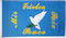 Flagge Friedenstaube mit grnem Zweig
 (150 x 90 cm)