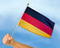 Stockflaggen Deutschland Bundesflagge
 (45 x 30 cm)