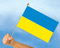 Stockflaggen Ukraine
 (45 x 30 cm) Flagge Flaggen Fahne Fahnen kaufen bestellen Shop