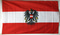 Fahne sterreich mit Adler
 (150 x 90 cm) Flagge Flaggen Fahne Fahnen kaufen bestellen Shop